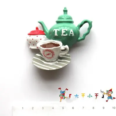 tea model 2 Еда моделирование холодильник магнит яйцо торт пиво пончики хлеб высокое качество - Цвет: tea model 2
