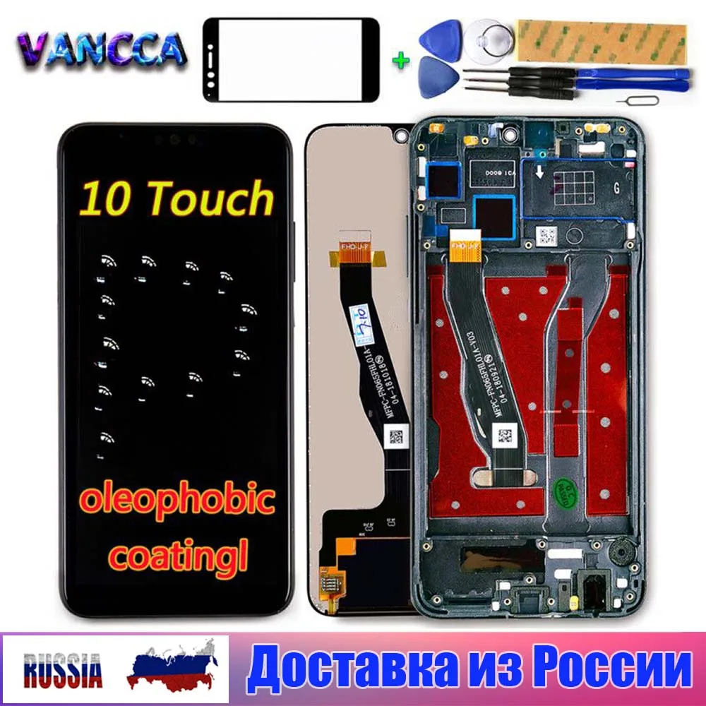 ЖК дисплей Vancca для Huawei Honor 8X сенсорный экран с Oleophobic покрытием и дигитайзером в