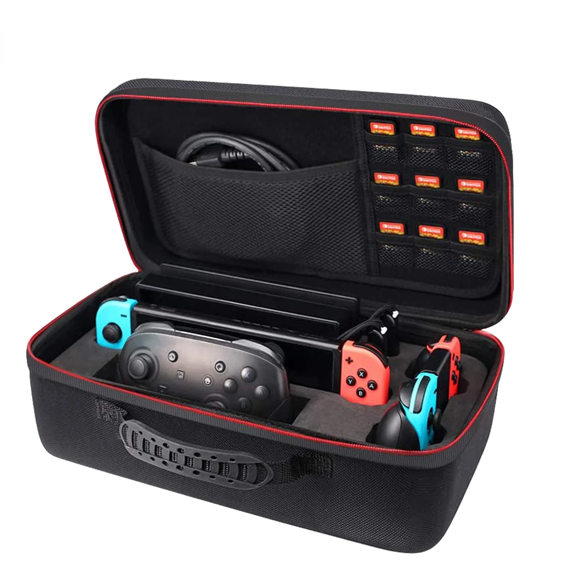 

HEYSTOP Portable Bag for Nintendo Switch, Storage Bag for Switch OLED Game Console with Shockproof and Dustproof Function