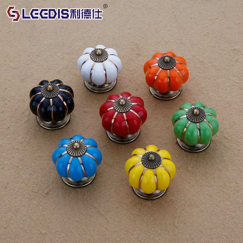 Li de shi семицветная одностворчатая ручка в виде тыквы детская комната мебель ящик