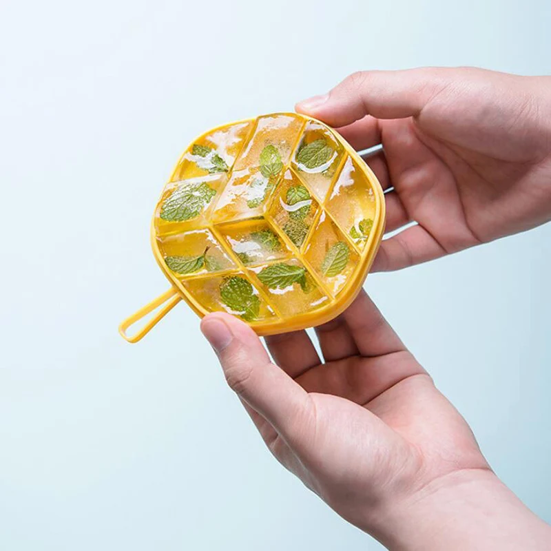 Силиконовый контейнер для хранения льда с шестигранной формы DIY приспособления