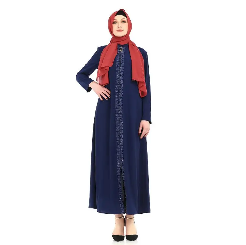 Кимоно с вышивкой abaya Robe Musulmane Turque Kaftan Abai платья исламские открытые abaya с вышивкой Vestido Turco Pakistan