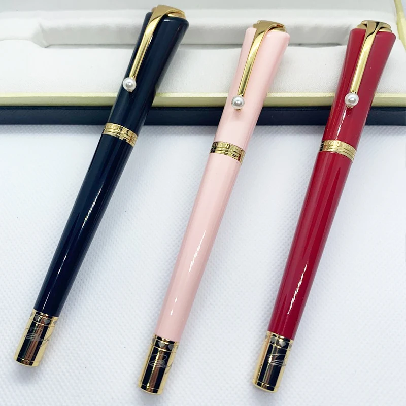 

MB Ink Pen Red Monroe Pink Black gold pearl clip Muse Marilyn Monroe Sexy Fountain Pens korean stationery
