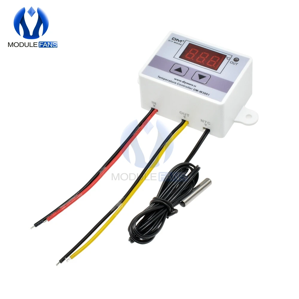 220V AC 10A XH W3001 цифровой светодиодный Контроль температуры контроллер для Arduino
