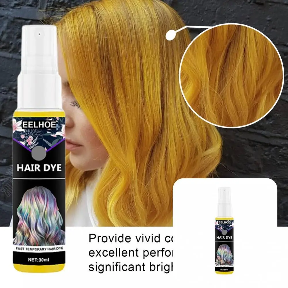 

Multicolor 30ML/Bottle Beautiful Disposable Hair Color Spray Styling Tool Lightweight Hair Spray Safe for Role Playing