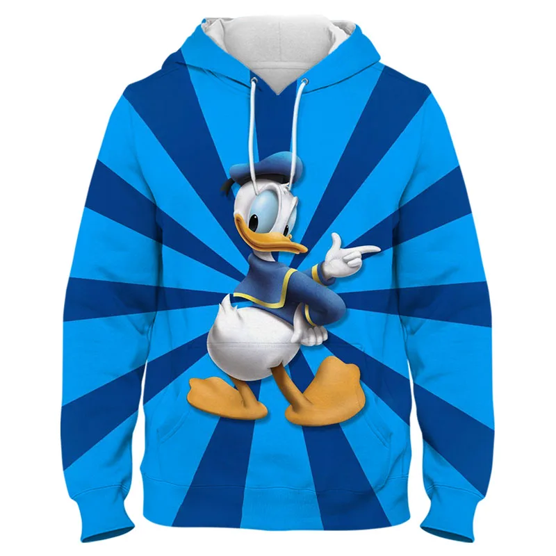 

Disney Cartoon Hoodies Donald Duck Daisy Duck 3D Print Graphic Streetwear Funny Aesthetic Hoody Grunge Unisex Sweatshirts Female