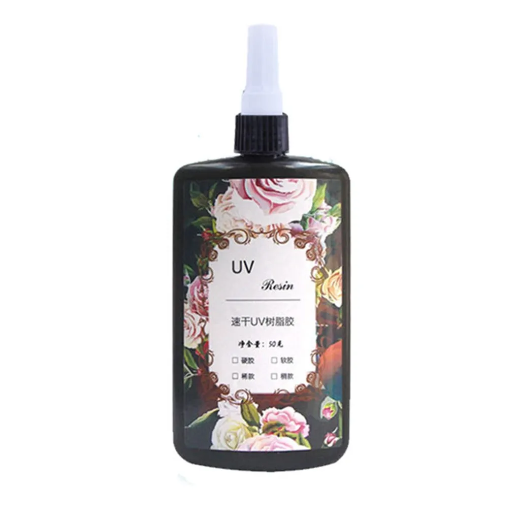 Твердый тип УФ сделай сам кристально прозрачный клей для ювелирных изделий