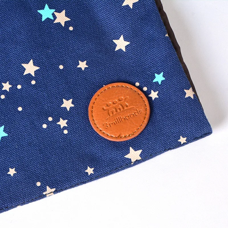 

Women Canvas Bags Shopping Star Printing Fresh Foldable Shoulder Bag Handbag Tote Bag Casual Travel Folding