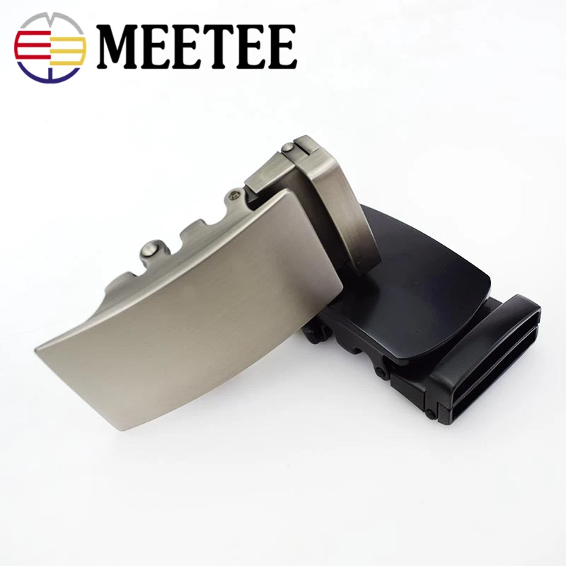 Мужской ремень с пряжкой Meetee шириной 3 5 см автоматический металлический головка