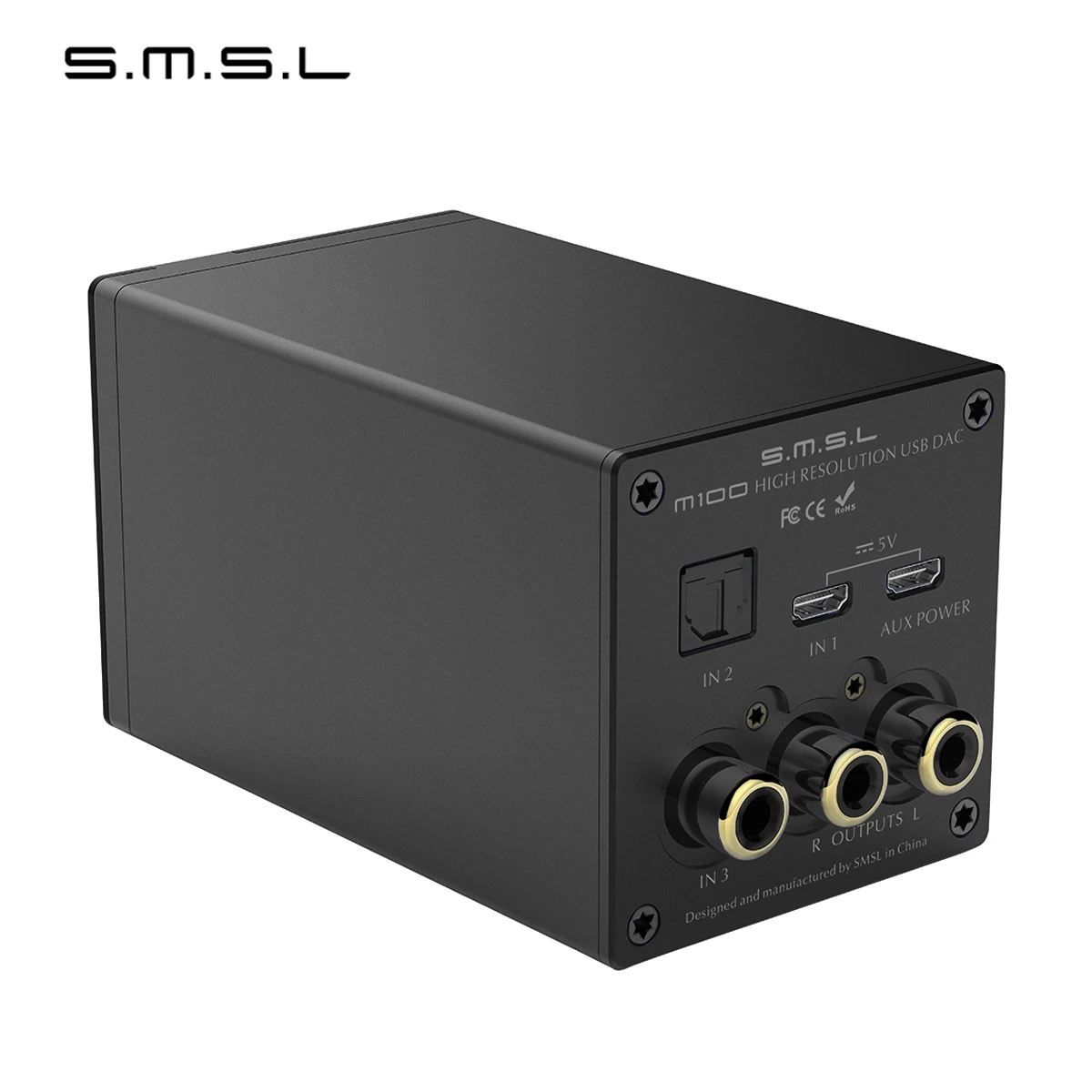 SMSL M100 аудио DAC USB AK4452 Hifi dac декодер DSD512 Spdif USB DAC Amp XMOS XU208 цифровой усилитель оптический коаксиальный вход
