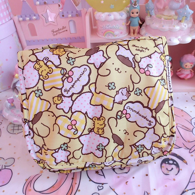 Мультфильм Япония hello kitty My Melody Cinnamoroll pompomparin женская косметичка для хранения путешествия мешок мыть сумки девушка макияж сумки