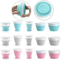 silicone collapsible portable bowl travel outdoor activities folding bowl portable water cup and bowl retractable outdoor tool