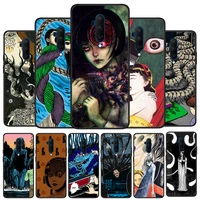 junji ito tees horror silicone cover for oneplus nord ce 2 n10 n100 9 9r 8t 7t 6t 5t 8 7 6 plus pro phone case shell