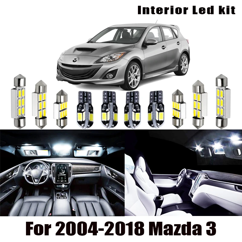 Белый автомобильный аксессуар без ошибок Canbus светодиодный светильник для салона