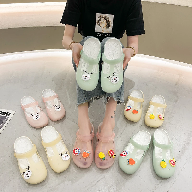 

2021 New Women's Flip Flops Hollow and Breathable Fashion Women's Slippers Cute Shoes Soft and Comfortable Woman Shoes Adult
