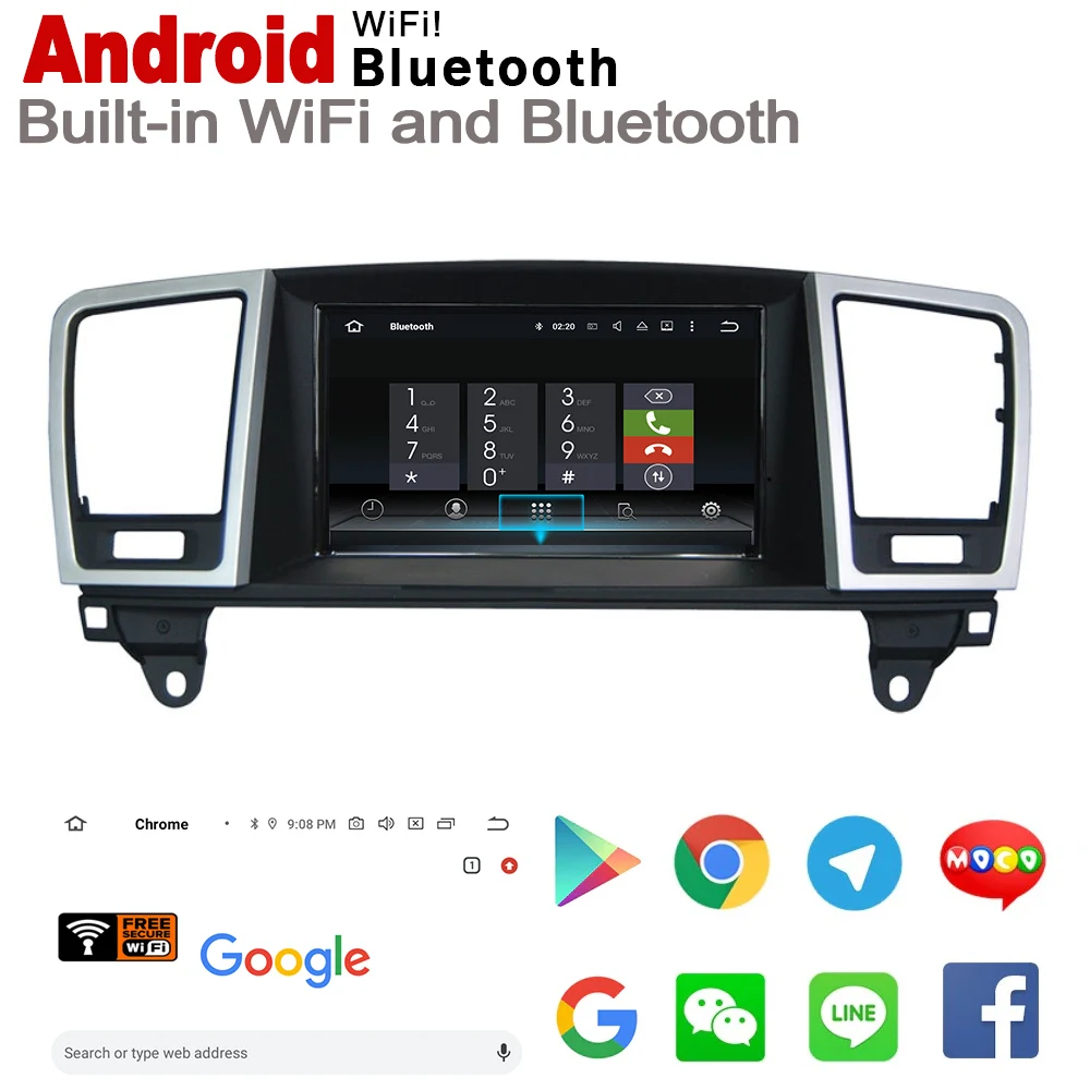 Автомобильный мультимедийный плеер HD экран стерео Android 7 0 GPS Navi карта для Mecerdes Benz ML