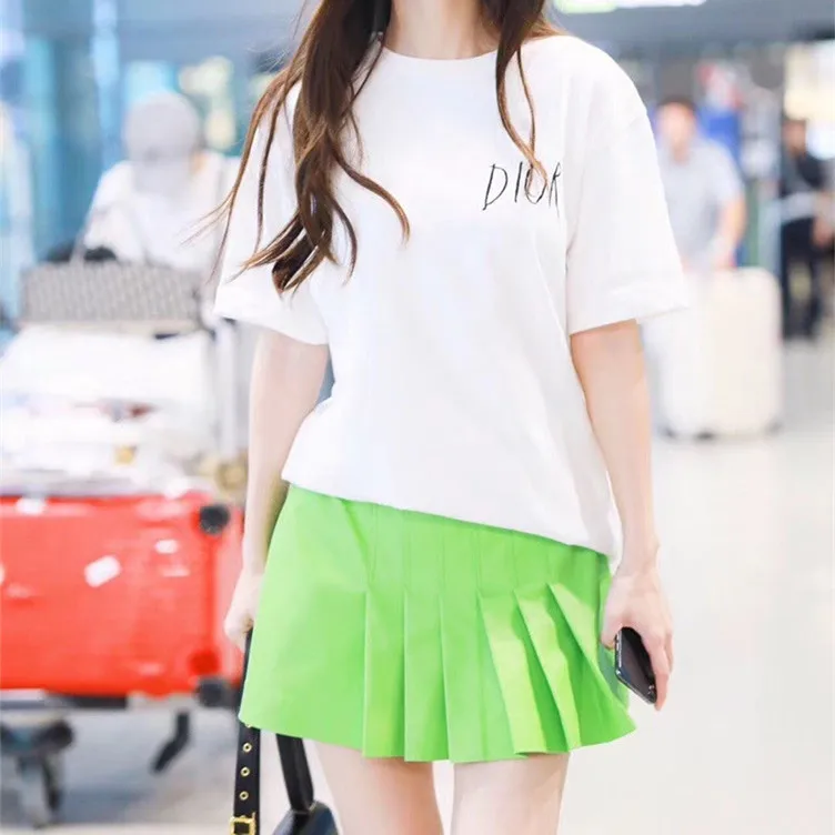 Top brand Autumn new 2020 arrival women's Simplicity and casual short skirt,real leather skirt  high quality