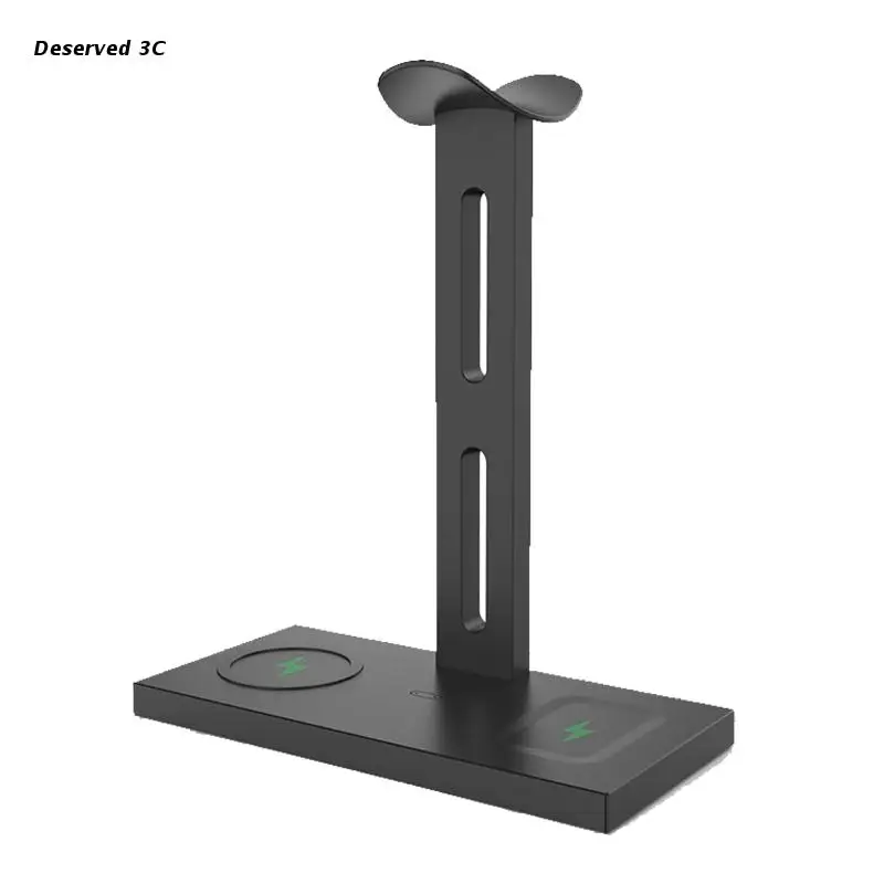 

R9CB Wireless Charging 3 in 1 Compact 15W Fast Charging for Apple Watch Headset