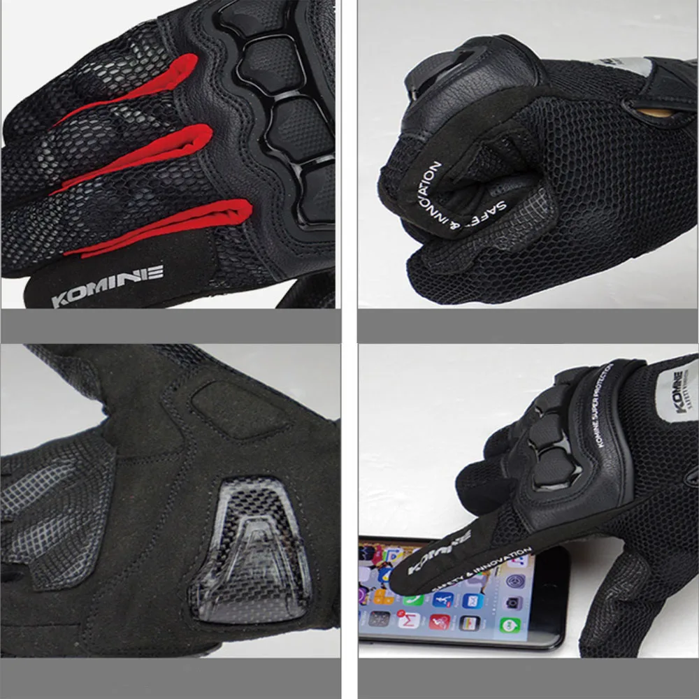 Летние дышащие гоночные перчатки для мотокросса с полным пальцем езды на