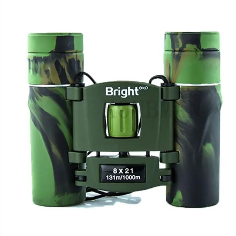 

Mini Binoculars 8x21 HD Binoculars High Power Zoom Telescope Camo Hunting Camp Foldable 2021