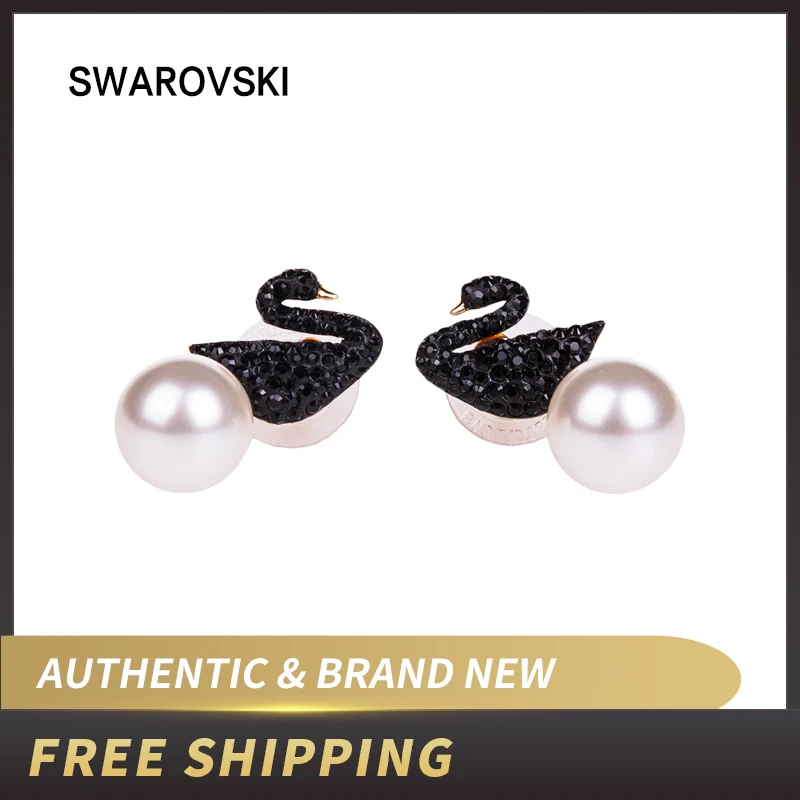 Swarovski знаковые Лебедь Серьги 5193949/5144289/5447083/5447089/5457182/5489533/5382367