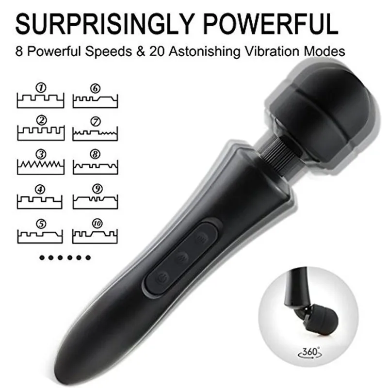 Взрослый Секс-игрушки для женщин 20 Скорость USB Перезаряжаемые вагинальный G-Spot