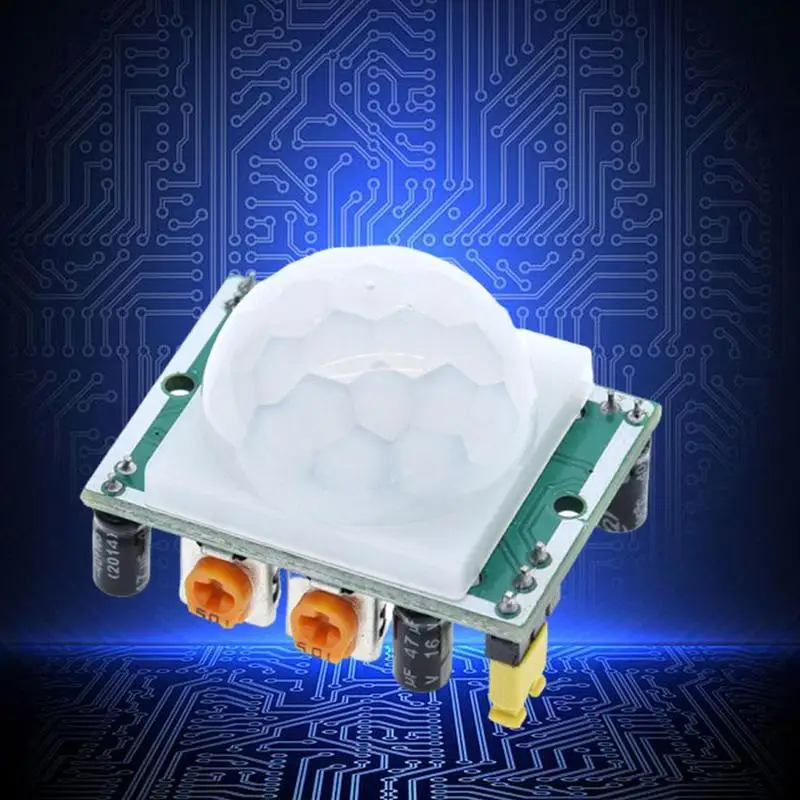 

2Pcs HC-SR501 Human Sensor Module HCSR501 Adjust Infrared Module Supplies Sensor Detector PIR Motion Accessories For Arduin U2V9