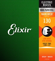 elixir bass guitar string custom 5th 6th string singles ultra thin nanoweb coating long scale 1 single string