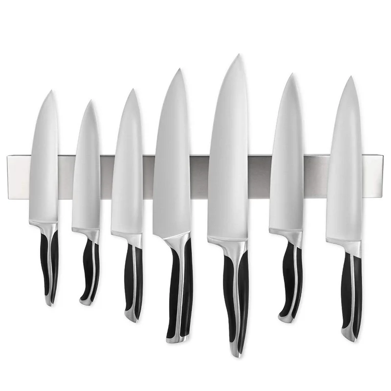 Магнитный держатель для ножей из нержавеющей стали универсальный кухонной