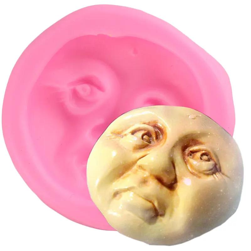 

Силиконовые формы для лица Mujiang розового цвета