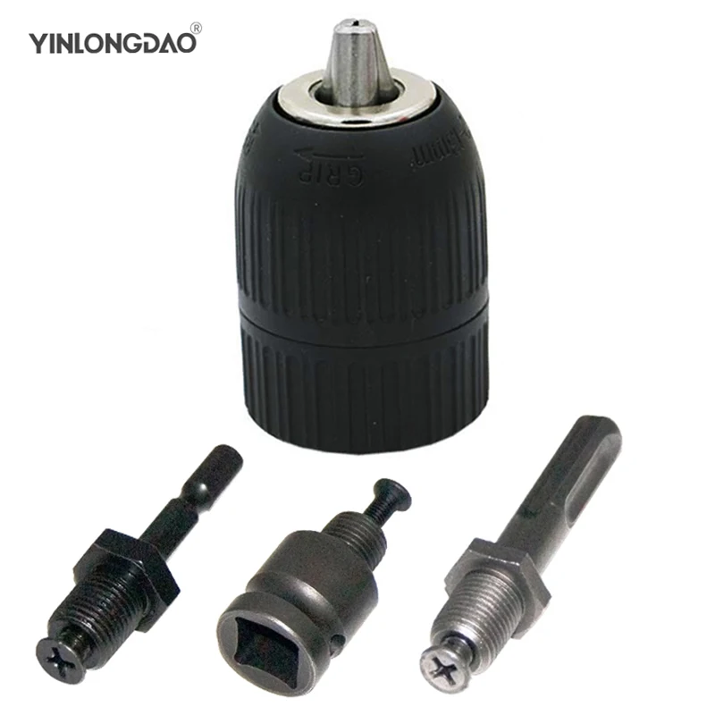 

Heavy 13MM Keyless Drill Chuck Adaptor with SDS Driller Fit Adaptor Tool Multifunction Household Drill Power Accessories