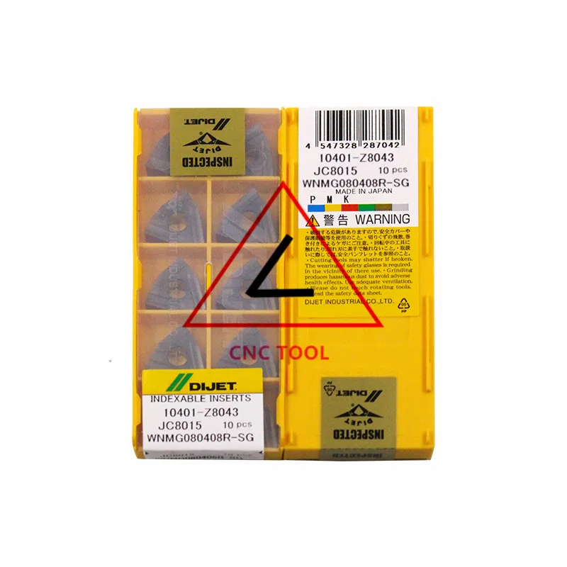 

WNMG080408R-SG JC8015 10 шт Оригинальный фоторежущий инструмент