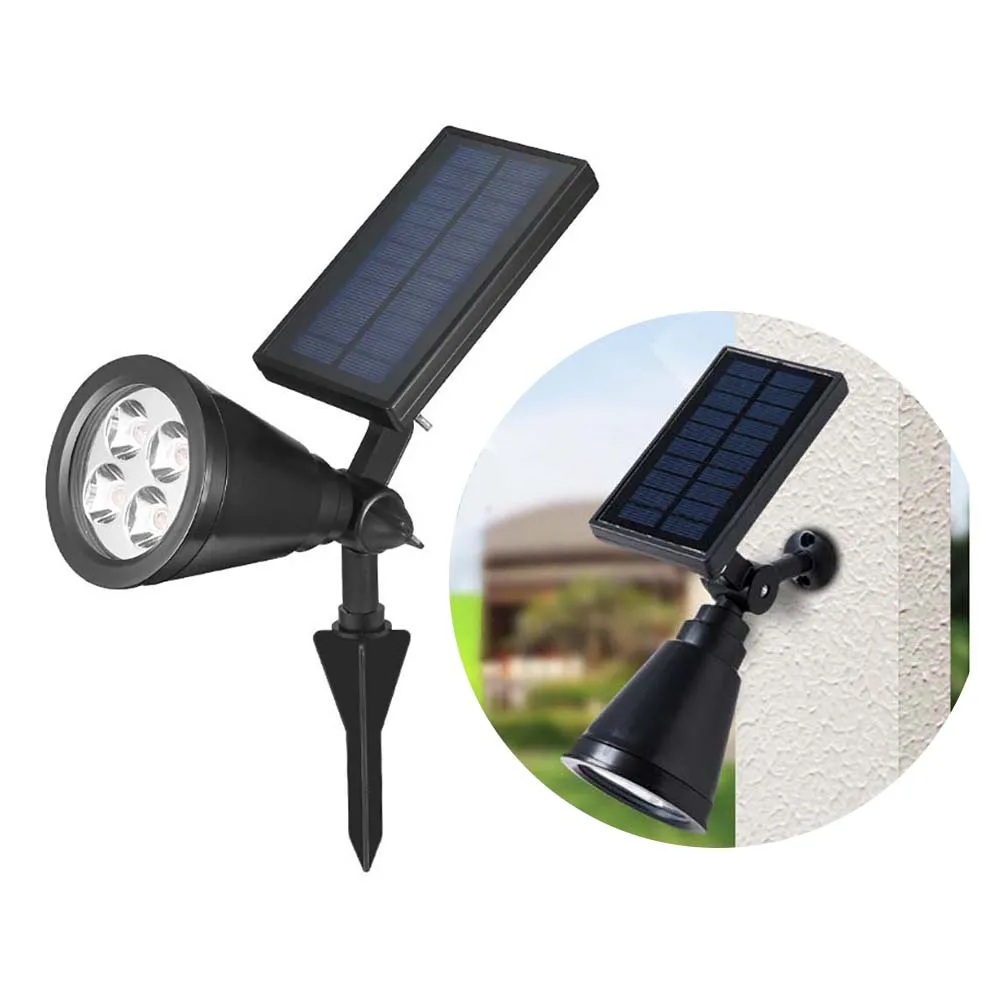 

Solar Spotlight Solar Garden Light IP65 Super Bright Adjustable Wall Light Landscape Outdoor Light Deck lights Lawn Lamp
