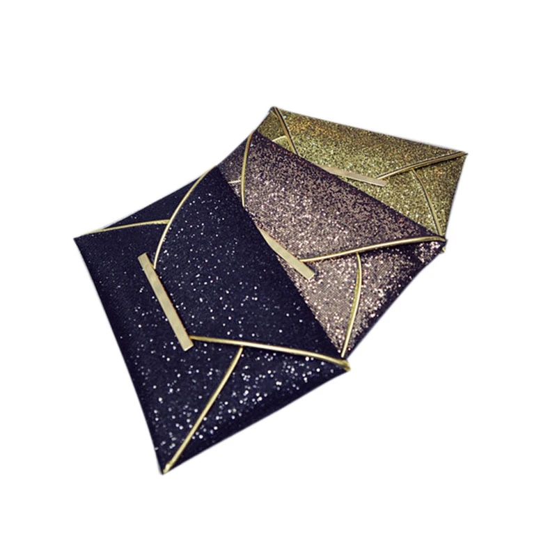 Женский клатч-конверт Сумочка с блестками вечерняя сумочка вечерние сверкающие