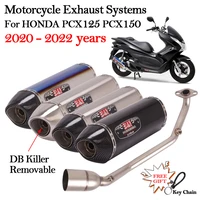 full system for honda pcx125 pcx150 2020 2021 2022 motorcycle yoshimura exhaust db killer modify muffler escape front link pipe