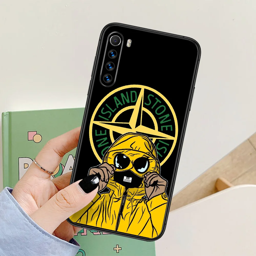 

Fashion Brand islandS For Stones Phone Case For Xiaomi Redmi Note 7 8 8T 9 9S 4X 7 7A 9A K30 Pro Ultra black Waterproof Luxury