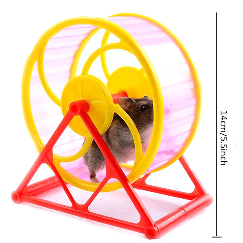 Спортивное беговое колесо для хомяка аксессуары клетки игрушки мелких животных