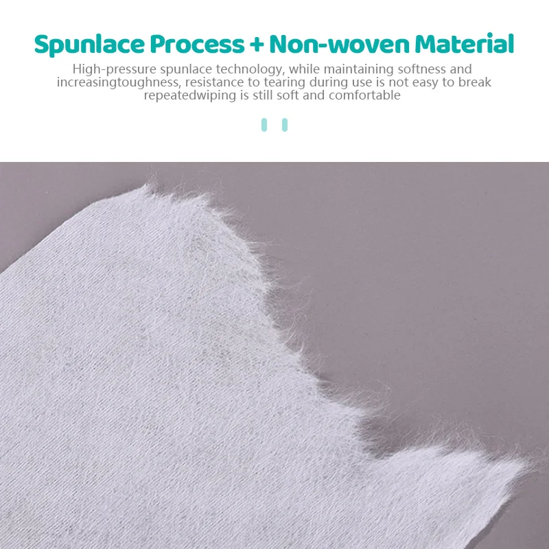 Parhdoas детские сухие влажные двойные салфетки 80 шт удалители для макияжа Смываемые