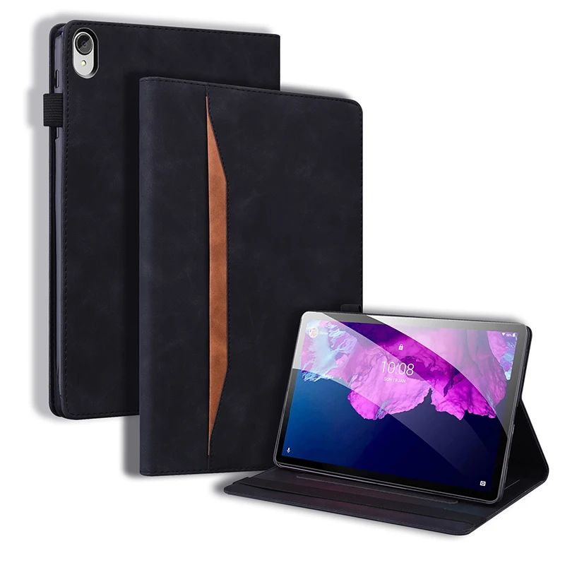 

Силиконовый гибридный кожаный чехол для Samsung Galaxy Tab S7 11 T87 T875 T876B 8,0 2019 T290/T295/T297 противоударный чехол для планшета с держателем для карт