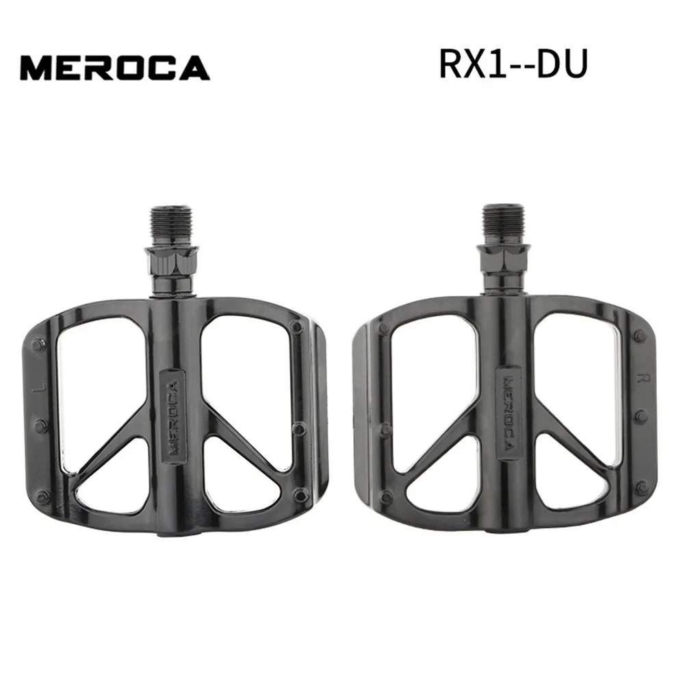

1 Pair Aluminum Bicycle Pedals DU Fully Sealed Bearing Folding Bike Pedal Ultralight Cycling MTB Pedals Flat Platform Parts