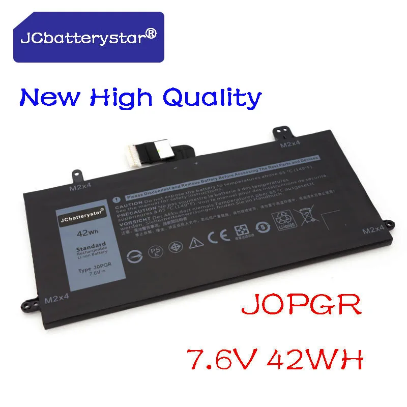 

JCbatterystar New High Quality J0PGR Laptop Battery For Dell Latitude 5285 5290 T17G 1WND8 JOPGR laptop free shipping