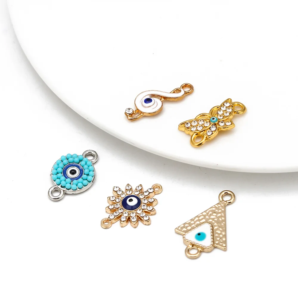 Счастливый глаз Фатима хамса ручная бабочка Турецкий Дурной шармы набор сплав