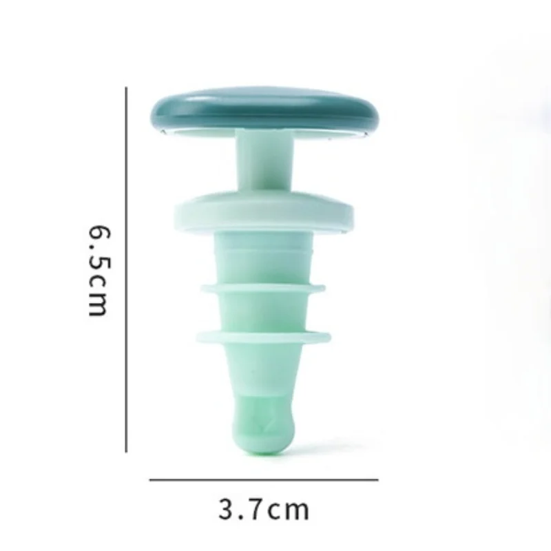 

1PCS Silicone Bottle Stopper Wine Storage Twist Cap Stopper Reusable Vacuum Sealed Bottle Cap Champagne Cork Wine Gift Bar Tool