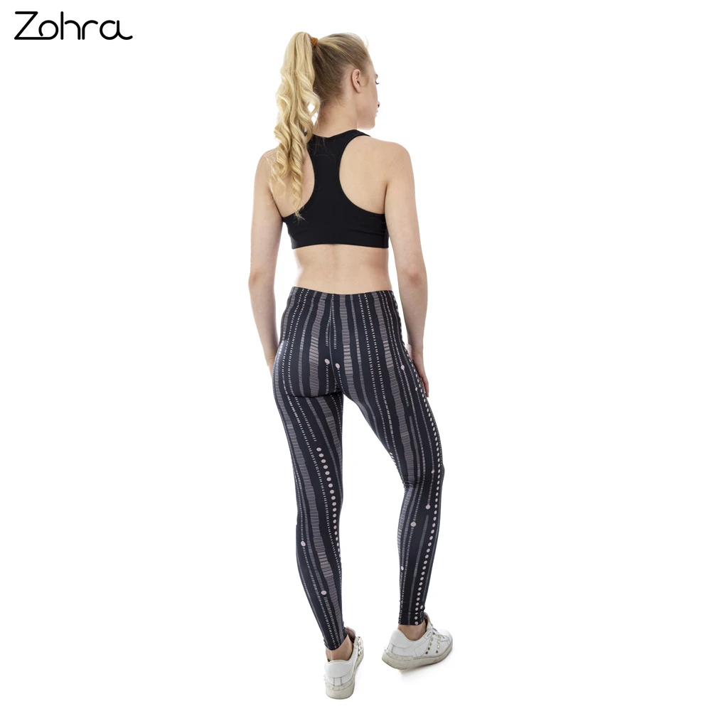 Новые поступления, черные женские тонкие штаны для фитнеса, сексуальные соблазнительные леггинсы для тренировок, модные штаны с принтом лунного света