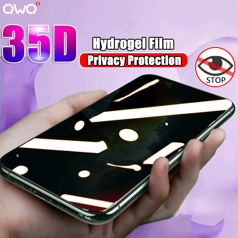 Гидрогелевая пленка 35D 360 для защиты экрана iPhone 11 Pro XS MAX SE 2020 X XR 6 7 8 Plus не