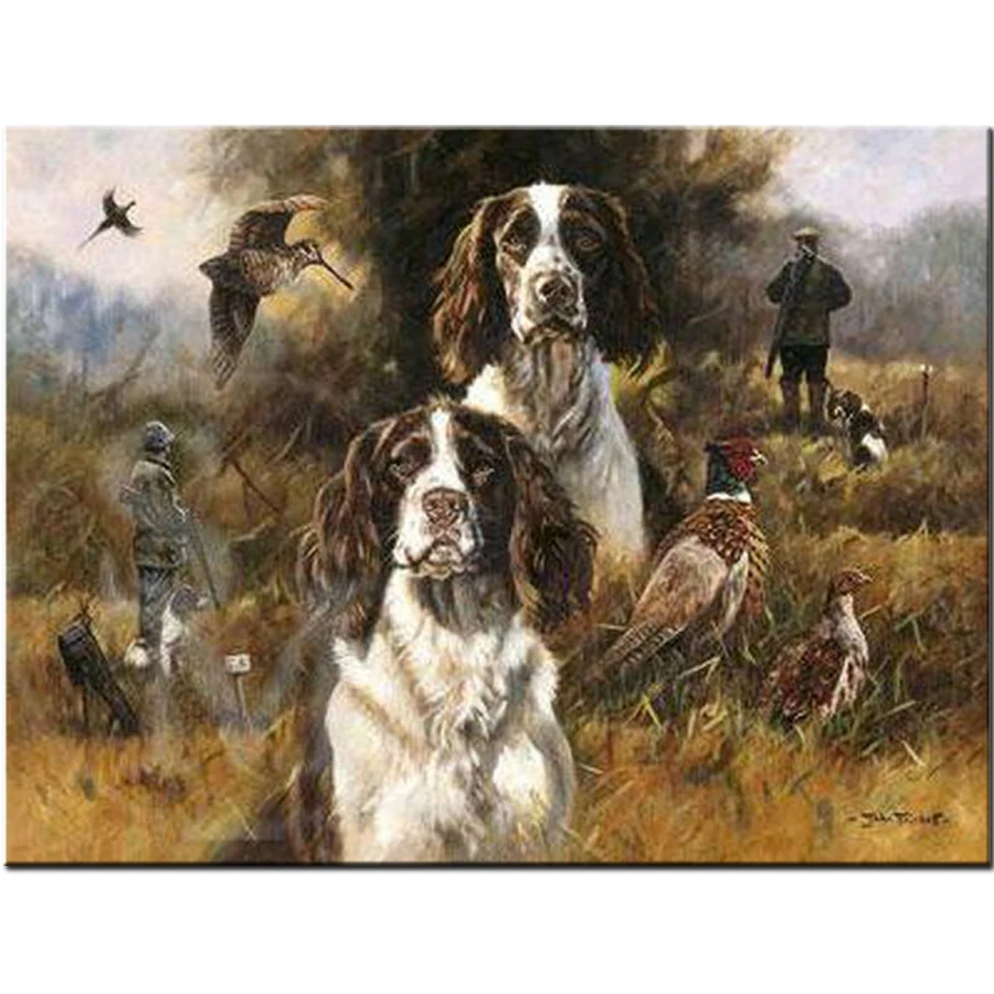 

Алмазная 5D Вышивка «сделай сам» с изображением собаки охотника, вышивка крестиком, спальня, декоративная живопись, мозаика, квадратная алма...