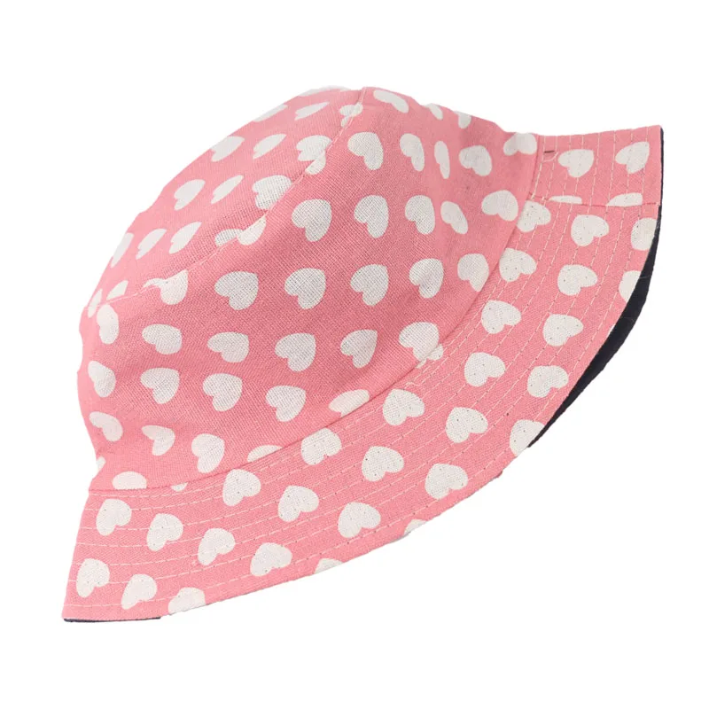 FOXMOTHER Новинка Реверсивный розового цвета с принтом любящее сердце ведро Шапки