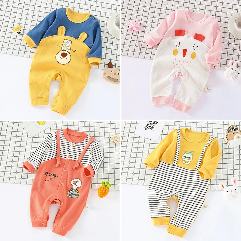 Детский комбинезон с длинным рукавом на весну/осень|Ромперы| |