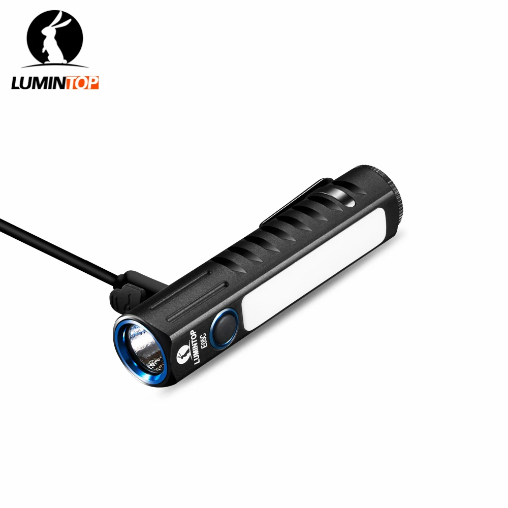 Люминесцентный E05C micro USB аккумуляторная батарея 14500 flash светильник XPL HI основной