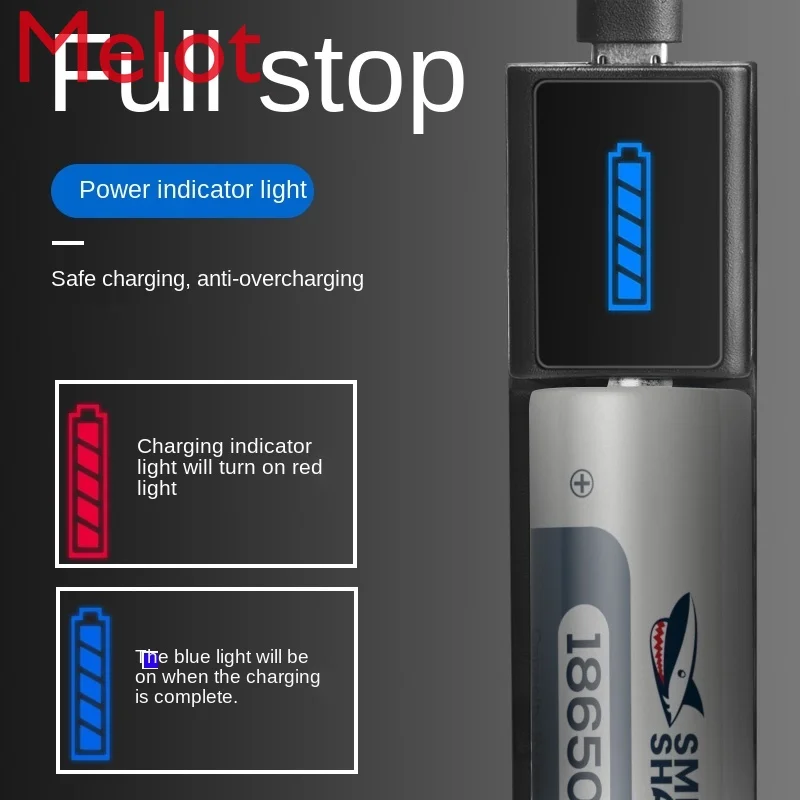 

Luxury Flashlight Charger 3.7V/4.2 Multifunctional Universal Charger Long-Lasting Endurance Anti-Pressure Drop-Resistant